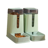 Darrahopens Pet Care > Dog Supplies Pawfriends Pet Double Bowl Automatic Feeder Water Dispenser Dog Bowl Cat Bowl Bottle G