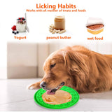 Darrahopens Pet Care > Dog Supplies Pawfriends Silicone Dog Cat Pet Licking Pad Anti-Anxiety Slow-Feeding Licking Pad Green