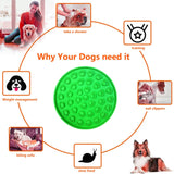 Darrahopens Pet Care > Dog Supplies Pawfriends Silicone Dog Cat Pet Licking Pad Anti-Anxiety Slow-Feeding Licking Pad Green
