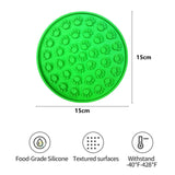 Darrahopens Pet Care > Dog Supplies Pawfriends Silicone Dog Cat Pet Licking Pad Anti-Anxiety Slow-Feeding Licking Pad Green