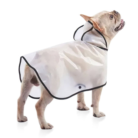 Darrahopens Pet Care > Dog Supplies Pawfriends TPU Transparent Pet Cape Raincoat Large Dog Teddy Fado Koki Dog Clothing