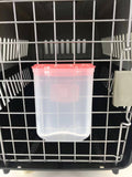 Darrahopens Pet Care > Dog Supplies Pet Hanging Water Bottle No Drip Water Dispenser Rabbit Dog Cat Drinking Bottle-Pink