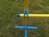 Darrahopens Pet Care > Dog Supplies Portable Dog Puppy Training Practice Jump Bar Poles Agility Post