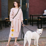 Darrahopens Pet Care > Dog Supplies Portable Dog Water Bottle with Food Container Leak Proof Dog Water Dispenser(Yellow)