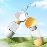 Darrahopens Pet Care > Dog Supplies Portable Dog Water Bottle with Food Container Leak Proof Dog Water Dispenser(Yellow)