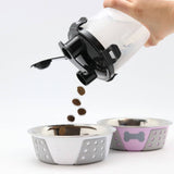 Darrahopens Pet Care > Dog Supplies Portable Pet Dog Puppy Cat Drinking Travel Food Water Feeder Bottle