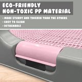 darrahopens Pet Care > Dog Supplies PS KOREA Grey Dog Pet Potty Tray Training Toilet Detachable Wall T2