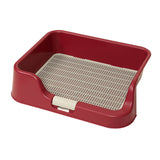 Darrahopens Pet Care > Dog Supplies PS KOREA Wine Dog Pet Potty Tray Training Toilet Raised Walls T1