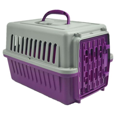 Darrahopens Pet Care > Dog Supplies Purple Small Dog Cat Rabbit Crate Pet Guinea Pig Carrier Kitten Cage