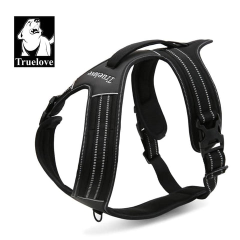 darrahopens Pet Care > Dog Supplies Reflective Heavy Duty Harness Black XL