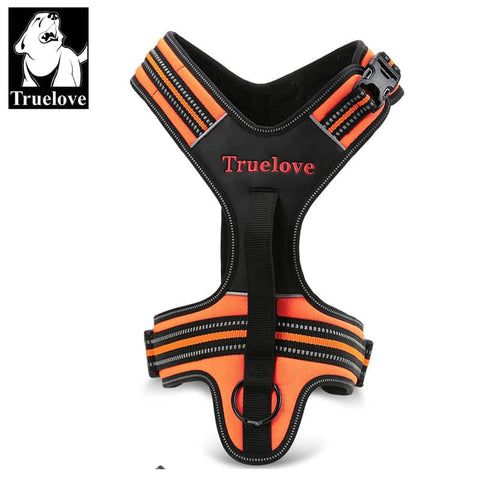 darrahopens Pet Care > Dog Supplies Reflective Heavy Duty Harness Orange M