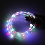 Darrahopens Pet Care > Dog Supplies Small 40CM LED Dog Collar USB Rechargeable Night Glow Flashing Light Up Safety Pet Collars