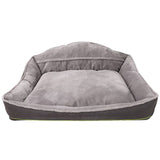 Darrahopens Pet Care > Dog Supplies Sofa-Style Dog Bed Waterproof Washable Soft High Back Comfy Sleeping Kennel M