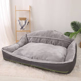 Darrahopens Pet Care > Dog Supplies Sofa-Style Dog Bed Waterproof Washable Soft High Back Comfy Sleeping Kennel XL