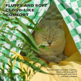 Darrahopens Pet Care > Dog Supplies Solid wood pet tent nest with removable mattress