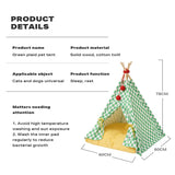 Darrahopens Pet Care > Dog Supplies Solid wood pet tent nest with removable mattress