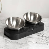 Darrahopens Pet Care > Dog Supplies Stainless Steel Pet Bowl Water Bowls Portable Anti Slip Skid Feeder Dog Rabbit Cat
