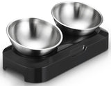 Darrahopens Pet Care > Dog Supplies Stainless Steel Pet Bowl Water Bowls Portable Anti Slip Skid Feeder Dog Rabbit Cat