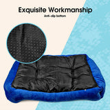 Darrahopens Pet Care > Dog Supplies Vaka Navy Dog Bed Pet Cat Calming Floor Mat Sleeping Cave Washable Extra Large 29701