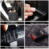 Darrahopens Pet Care > Dog Supplies Waterproof Dog Seat Cover with View Mesh and Scratch Prevent Antislip for Trucks ,Cars and SUV
