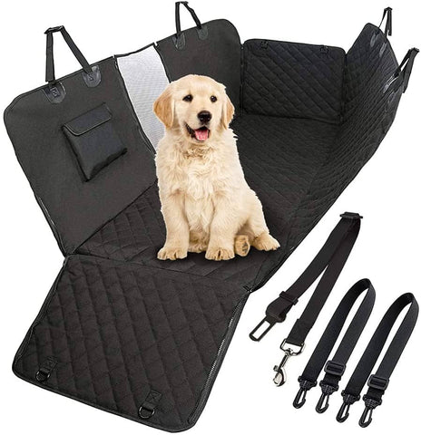 Darrahopens Pet Care > Dog Supplies Waterproof Dog Seat Cover with View Mesh and Scratch Prevent Antislip for Trucks ,Cars and SUV