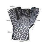 darrahopens Pet Care > Dog Supplies Waterproof Pet Car Seat Cover Hammock Black With Mesh Window