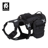 darrahopens Pet Care > Dog Supplies Whinhyepet Military Harness Black M