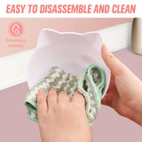 Darrahopens Pet Care > Dog Supplies White Double Cat Bowl Pet Bowls Stand Dog Elevated Feeder Food Water Raised Lifted