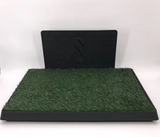 Darrahopens Pet Care > Dog Supplies XL Indoor Dog Puppy Toilet Grass Potty Training Mat Loo Pad pad with 3 grass