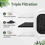 Darrahopens Pet Care > Dog Supplies YES4PETS 16 x Pet Dog Cat Fountain Filter Replacement Activated Carbon Exchange Filtration System Automatic Water Dispenser Compatible