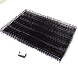 Darrahopens Pet Care > Dog Supplies YES4PETS 24' Collapsible Metal Dog Rabbit Crate Puppy Cage Cat Carrier With Divider