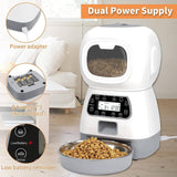 Darrahopens Pet Care > Dog Supplies YES4PETS 3.5L Visible Automatic Digital Pet Dog Cat Feeder Food Bowl Dispenser