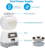 Darrahopens Pet Care > Dog Supplies YES4PETS 3.5L Visible Automatic Digital Pet Dog Cat Feeder Food Bowl Dispenser