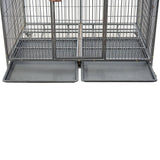 Darrahopens Pet Care > Dog Supplies YES4PETS XXL Pet Dog Cat Cage Metal Crate Kennel Portable Puppy Cat Rabbit House