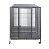 Darrahopens Pet Care > Dog Supplies YES4PETS XXL Pet Dog Cat Cage Metal Crate Kennel Portable Puppy Cat Rabbit House
