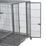Darrahopens Pet Care > Dog Supplies YES4PETS XXL Pet Dog Cat Cage Metal Crate Kennel Portable Puppy Cat Rabbit House
