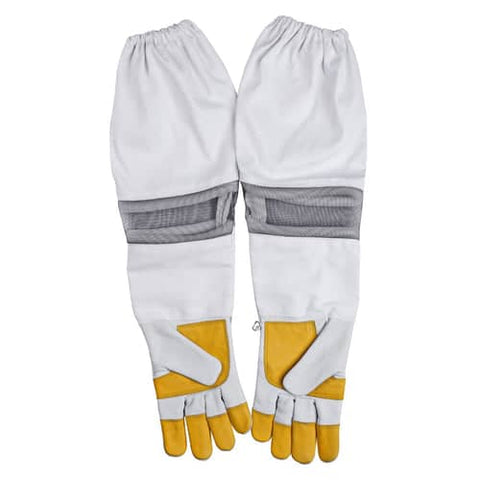 darrahopens Pet Care > Farm Supplies Beekeeping Bee Gloves Cow Hide Ventilated  Heavy Duty Gloves  2XL