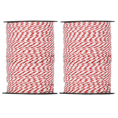 darrahopens Pet Care > Farm Supplies Giantz 1000M Electric Fence Wire Tape Poly Stainless Steel Temporary Fencing Kit