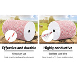 darrahopens Pet Care > Farm Supplies Giantz 2000M Polywire Roll Electric Fence Energiser Stainless Steel Poly Wire