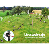 darrahopens Pet Care > Farm Supplies Giantz 2000M Polywire Roll Electric Fence Energiser Stainless Steel Poly Wire