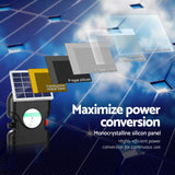 Darrahopens Pet Care > Farm Supplies Giantz 20km Electric Fence Energiser Solar Energizer Charger Farm Animal 1.2J