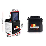 darrahopens Pet Care > Farm Supplies Giantz 3km Solar Electric Fence Charger Energiser