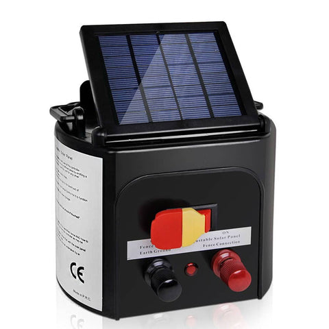 darrahopens Pet Care > Farm Supplies Giantz 3km Solar Electric Fence Charger Energiser