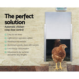 darrahopens Pet Care > Farm Supplies Giantz Automatic Chicken Coop Door Opener Cage Closer