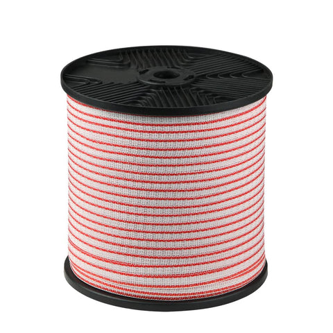 darrahopens Pet Care > Farm Supplies Giantz Electric Fence Wire 400M Tape Fencing Roll Energiser Poly Stainless Steel
