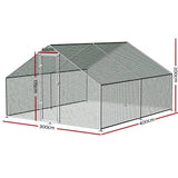 Darrahopens Pet Care > Farm Supplies i.Pet Chicken Coop Cage Run Rabbit Hutch Large Walk In Hen House Cover 3mx4mx2m