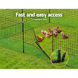 Darrahopens Pet Care > Farm Supplies i.Pet Poultry Chicken Fence Netting Electric wire Ducks Goose Coop 50Mx125CM