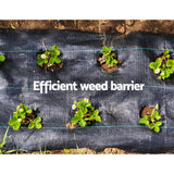 darrahopens Pet Care > Farm Supplies Instahut 3.66m x 50m Weedmat Weed Control Mat Woven Fabric Gardening Plant PE