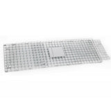 darrahopens Pet Care > Pest Control Humane Animal Trap Cage 108 x 40 x 45cm  - Silver