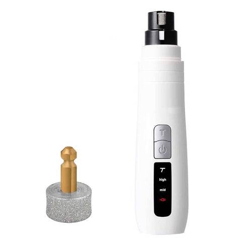 Darrahopens Pet Care Pet Nail Grinder Dog Cat Electric Trimmer Turbo USB Rechargeable Claw Filer N9
